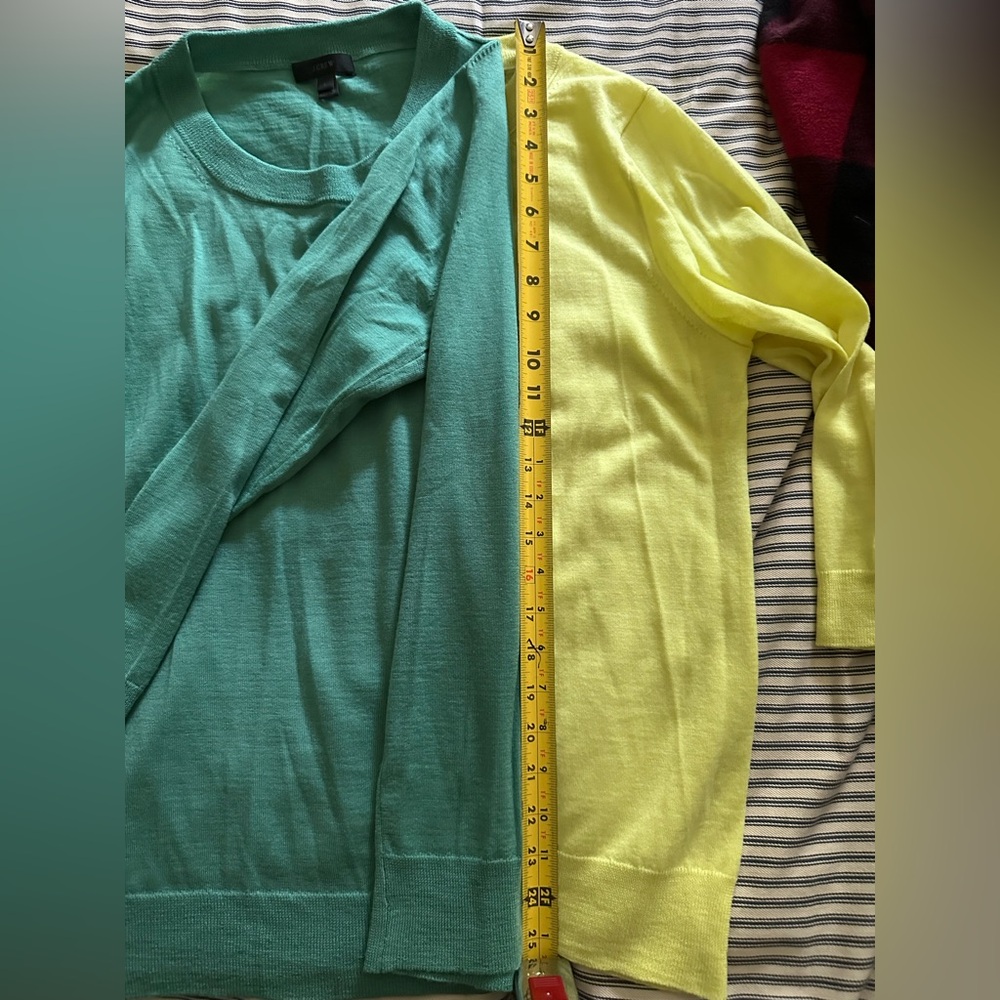 J. Crew Tippi Sweater - Size Large - Yellow - Picture 3 of 4